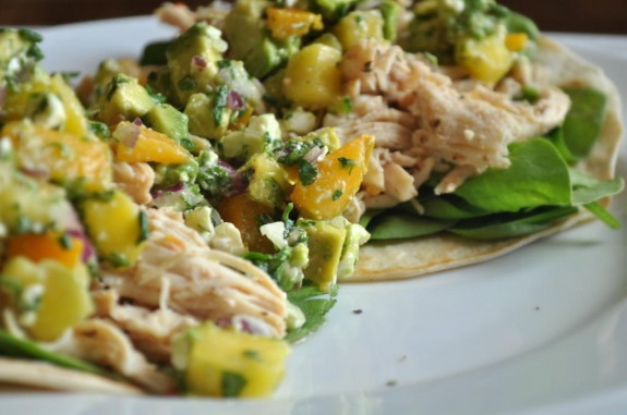 Mango Avocado Salsa & Chili-Coke Chicken