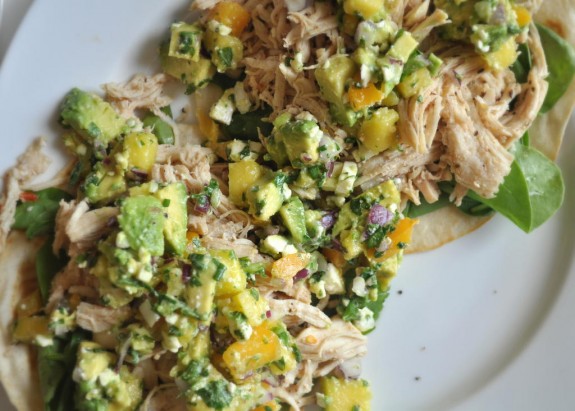 Mango Avocado Salsa & Chili-Coke Chicken